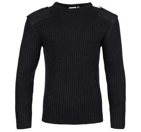 Crew Neck Combat Jumper - Hi-Vis Trousers