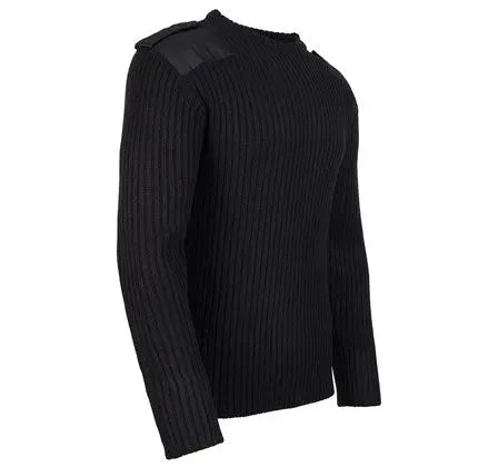 Crew Neck Combat Jumper - Hi-Vis Trousers