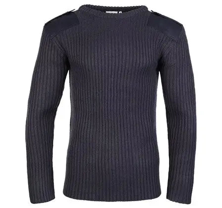 Crew Neck Combat Jumper - Hi-Vis Trousers