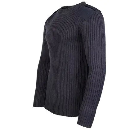 Crew Neck Combat Jumper - Hi-Vis Trousers