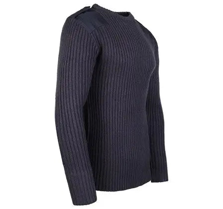 Crew Neck Combat Jumper - Hi-Vis Trousers