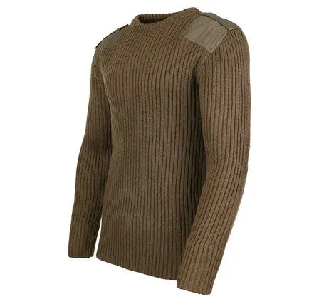 Crew Neck Combat Jumper - Hi-Vis Trousers
