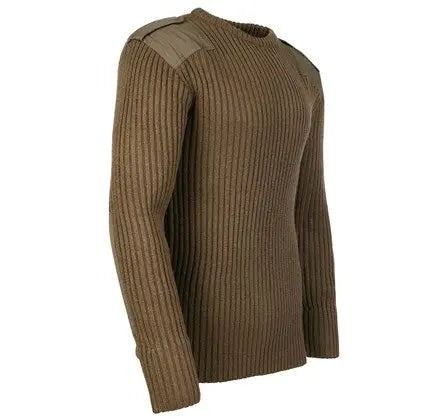 Crew Neck Combat Jumper - Hi-Vis Trousers