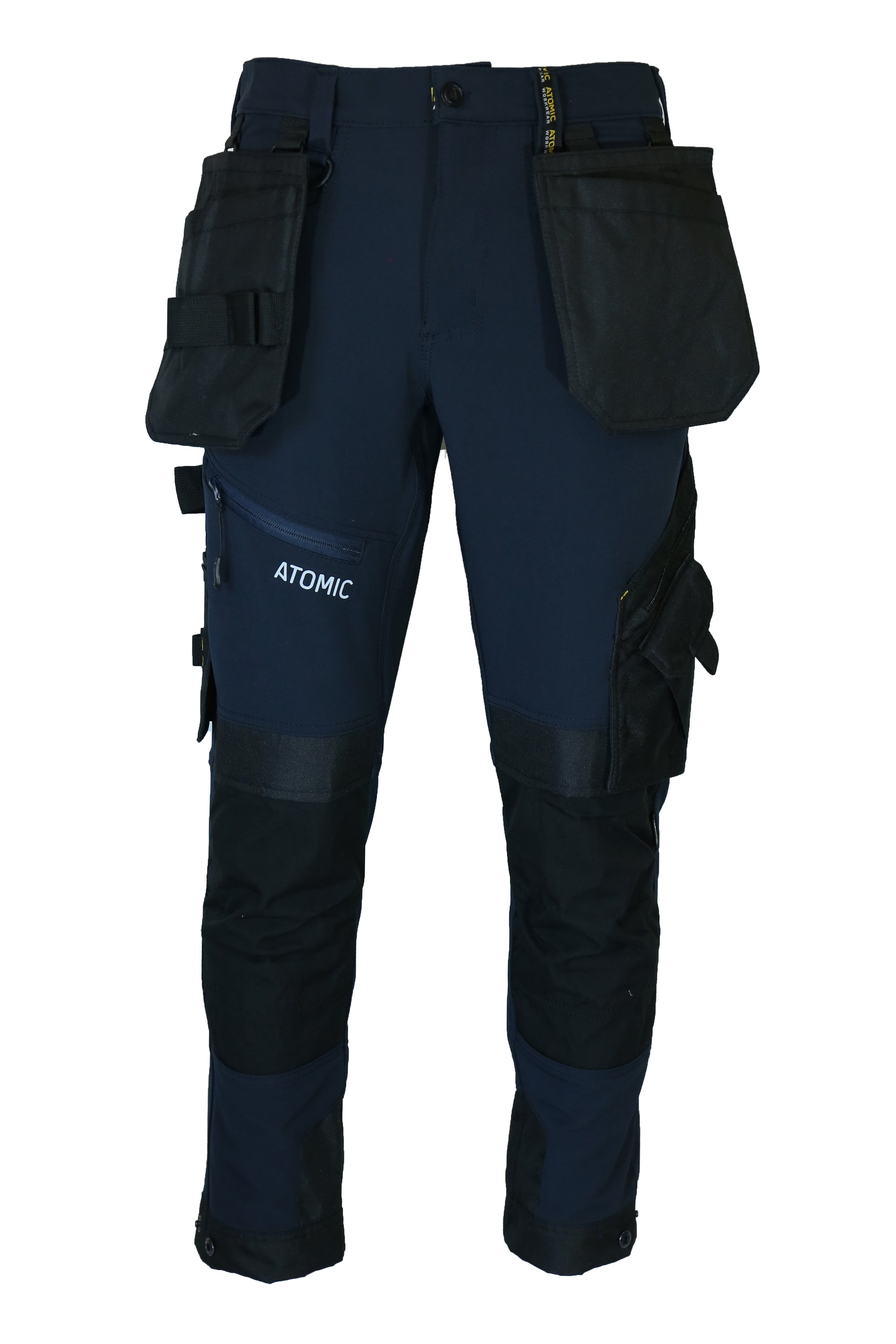 Slim Fit Stretch Work Trouser with Removable Holster Pockets - Hi-Vis Trousers