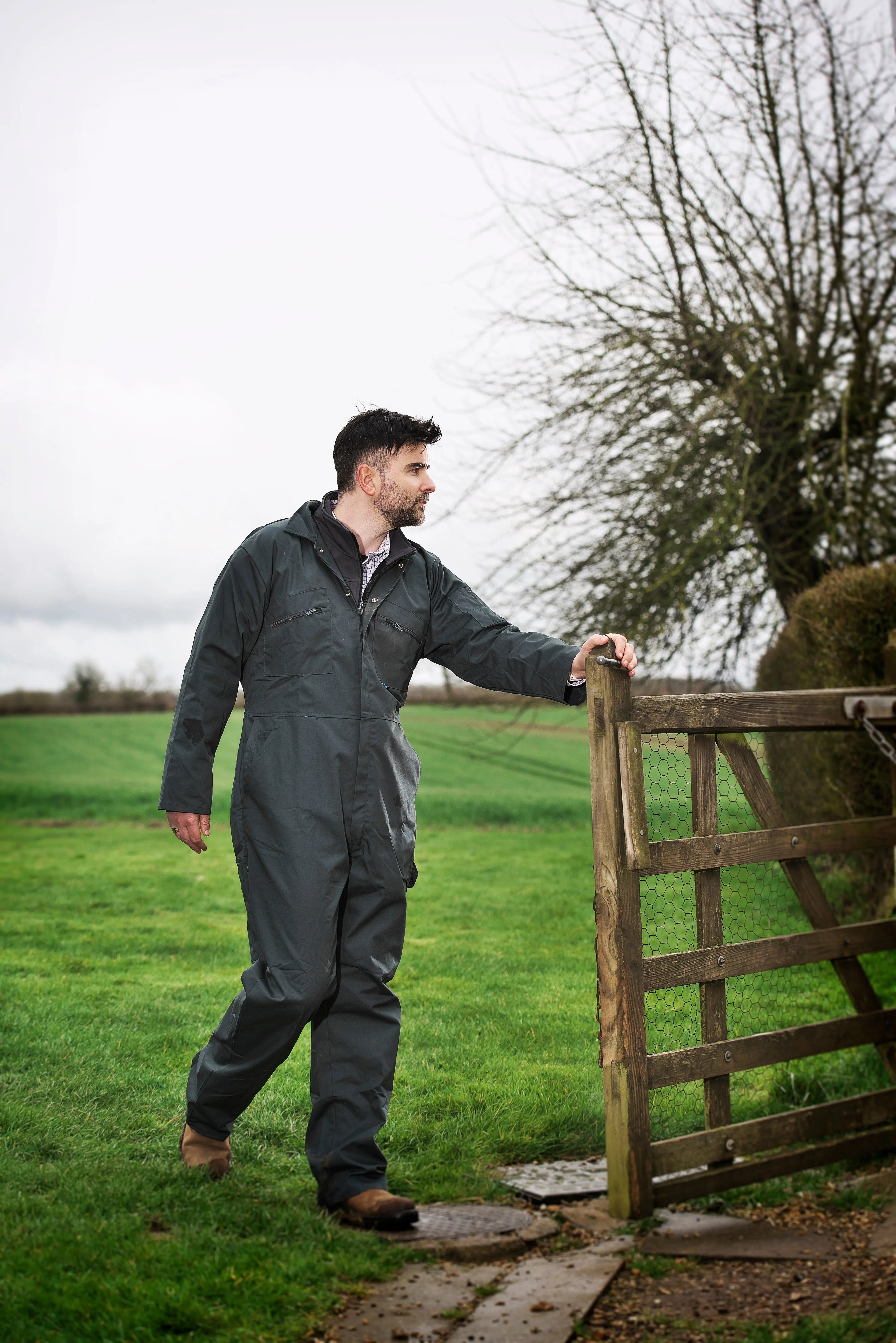 Zip Front Coverall - Hi-Vis Trousers