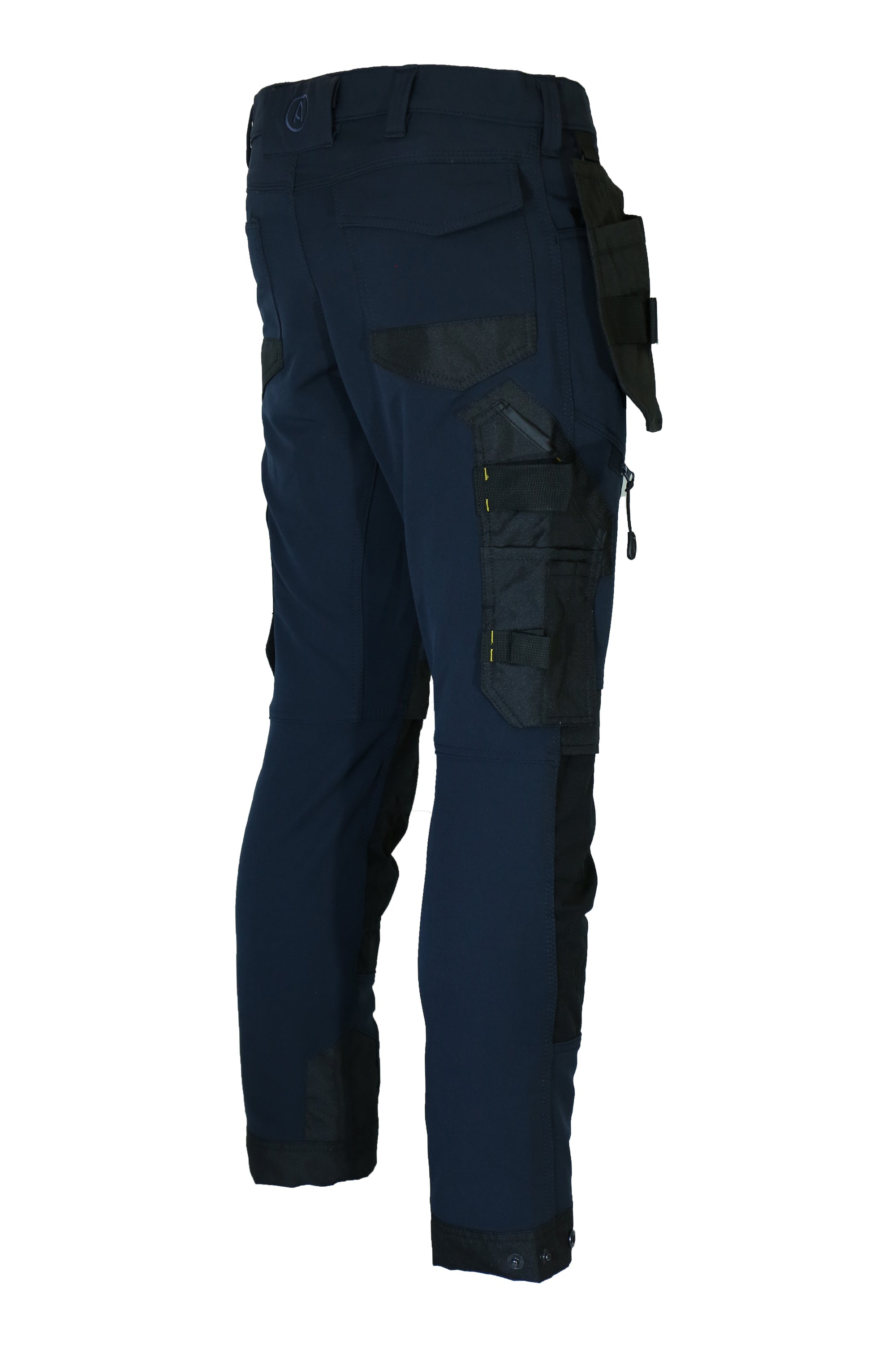 Slim Fit Stretch Work Trouser with Removable Holster Pockets - Hi-Vis Trousers