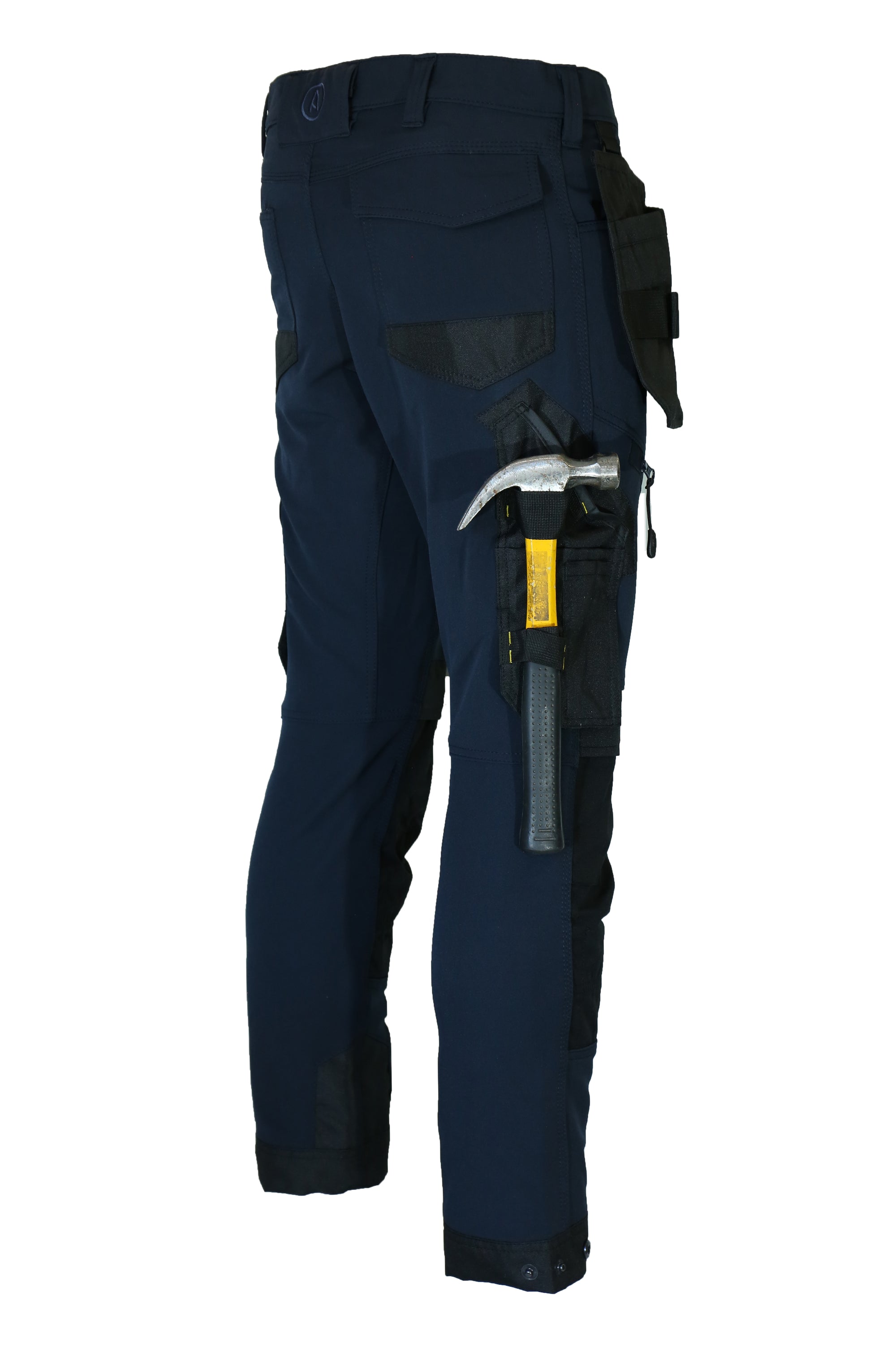 Slim Fit Stretch Work Trouser with Removable Holster Pockets - Hi-Vis Trousers