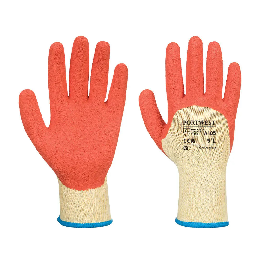 Grip 10 Latex 3/4 Dipped Glove (Pack of 12) - Hi-Vis Trousers