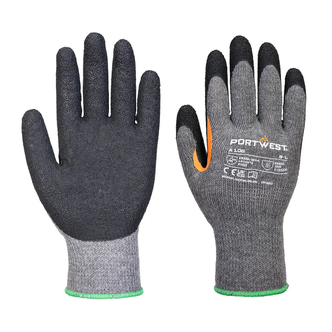 Grip 10 Latex Reinforced Thumb Glove (Pk12) - Hi-Vis Trousers