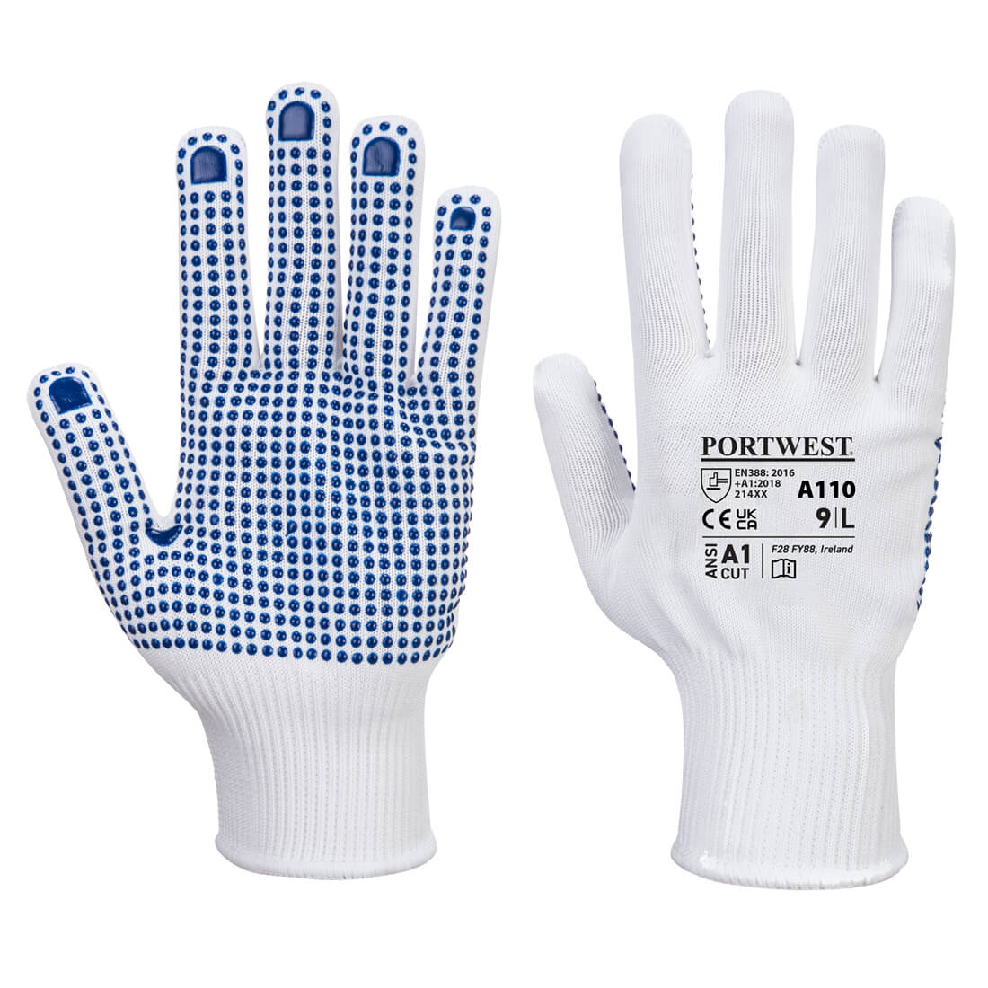 Grip  13 PVC Dotted Glove (Pack of 12) - Hi-Vis Trousers