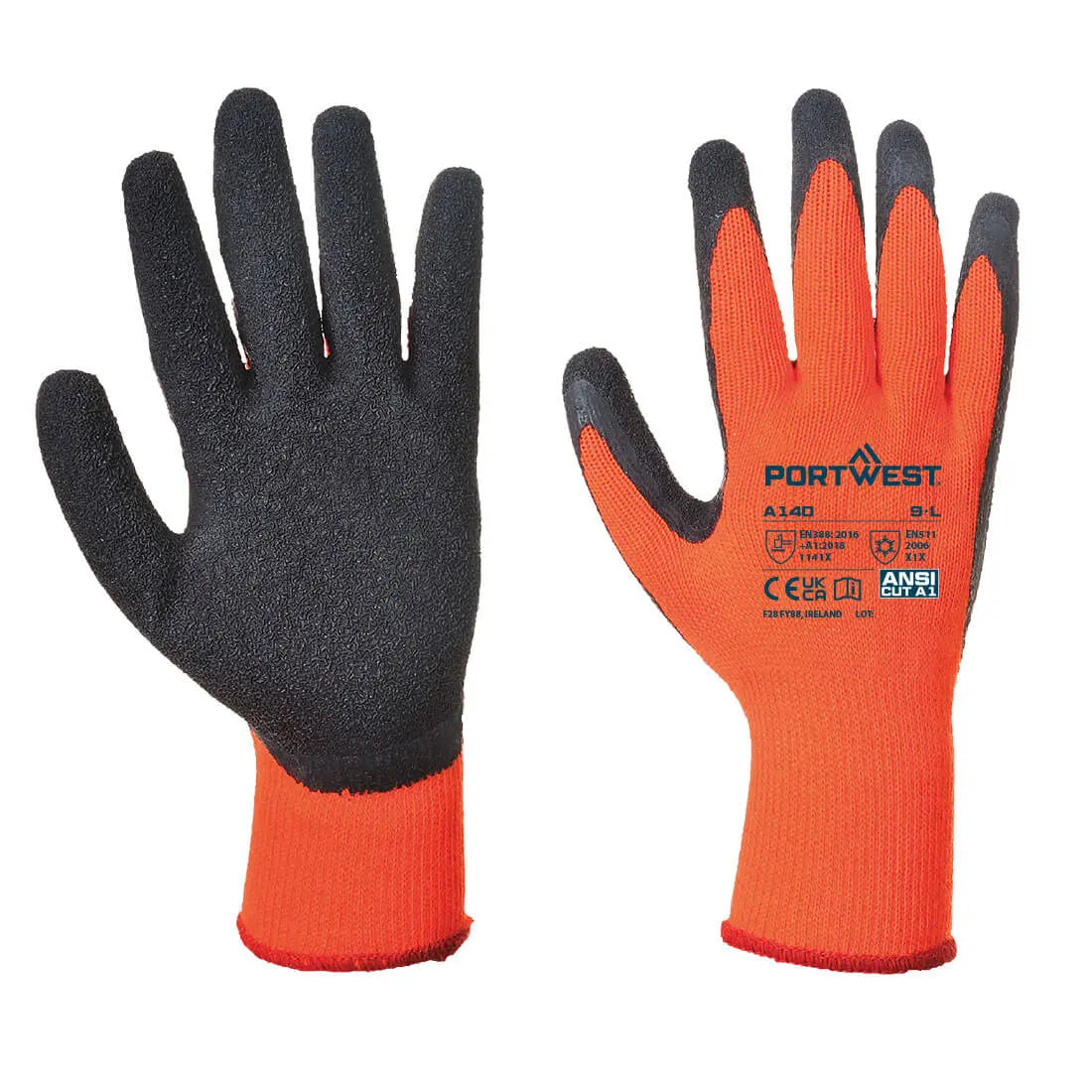 Cold 10 Latex Crinkle Glove (Pack of 12) - Hi-Vis Trousers