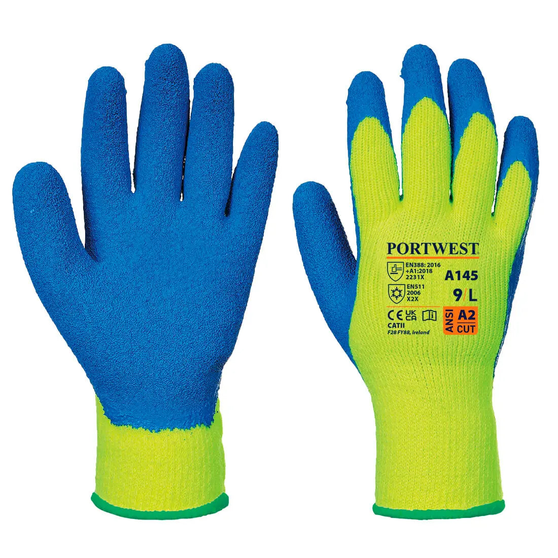 Cold 7 Latex Crinkle Glove (Pack of 12) - Hi-Vis Trousers