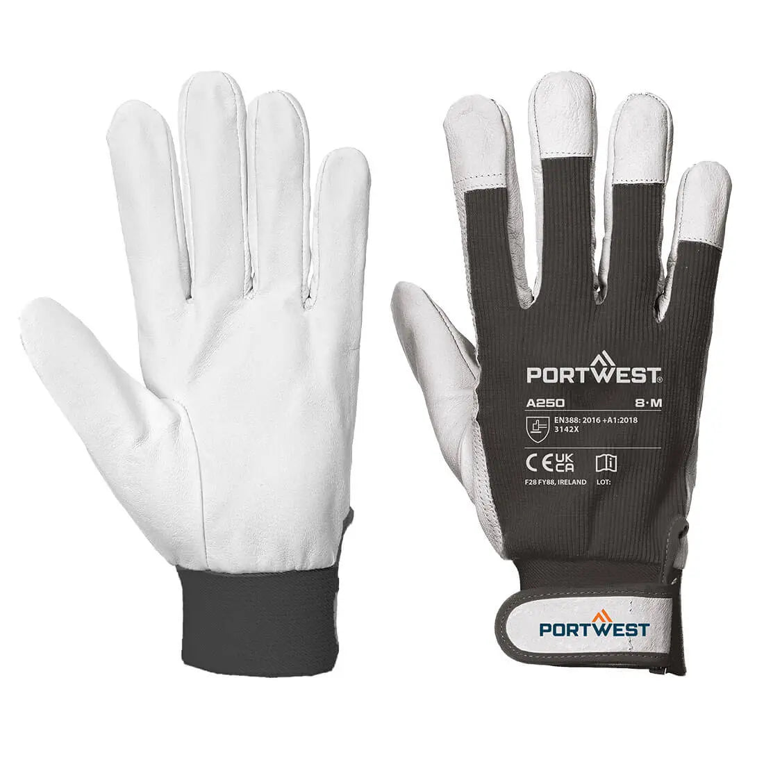 Leather 110 Grain Palm Mechanical Glove - Hi-Vis Trousers