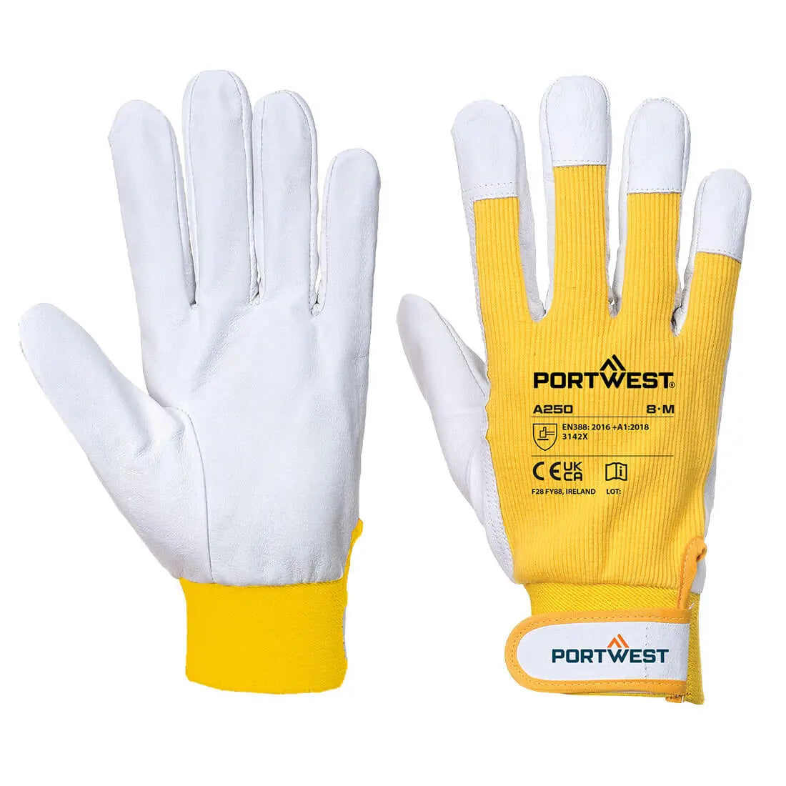 Leather 110 Grain Palm Mechanical Glove - Hi-Vis Trousers