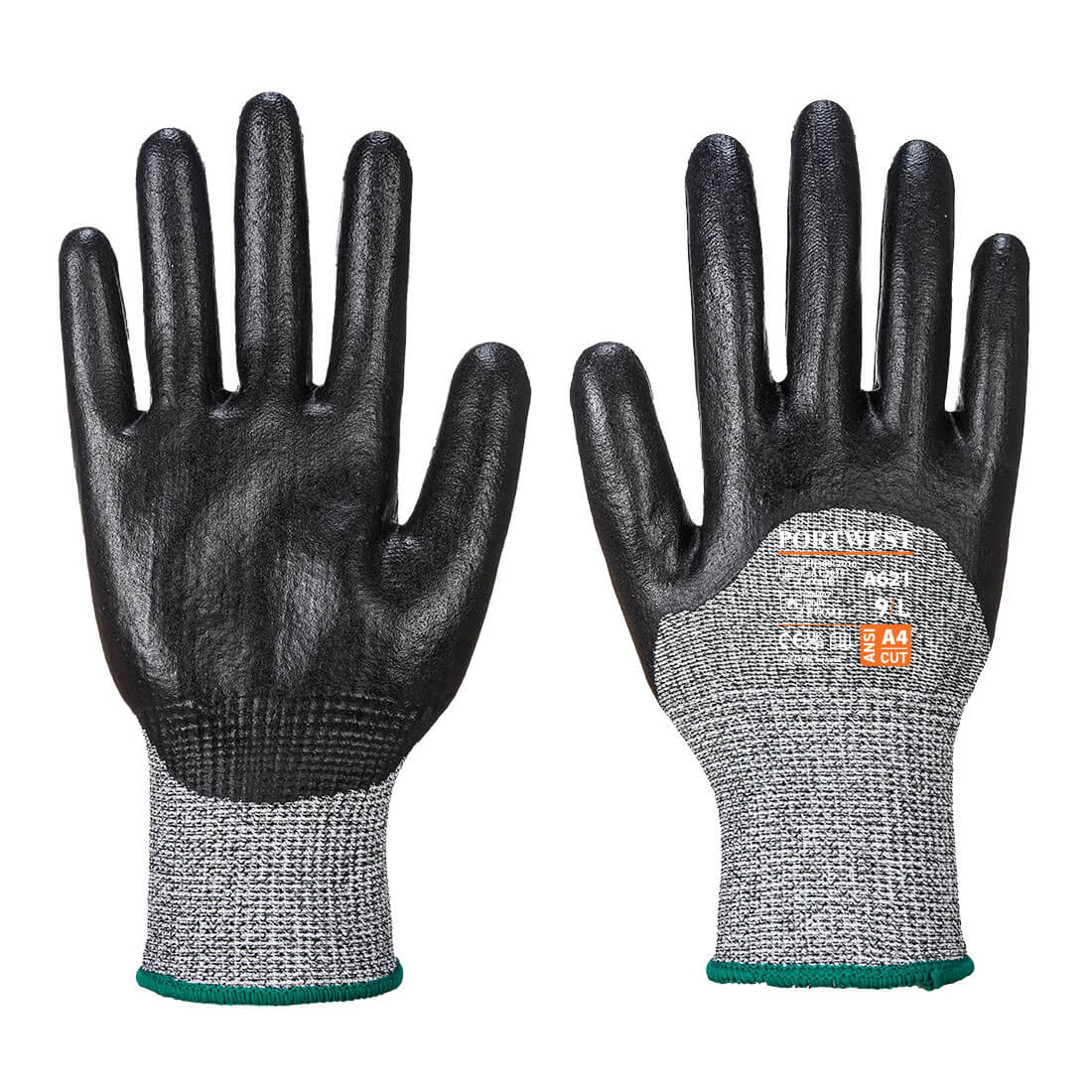 Cut D13 3/4 Nitrile Foam Glove - Hi-Vis Trousers