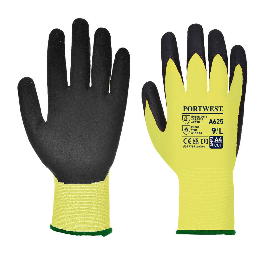 Cut D13 PU Viz-Tex Glove - Hi-Vis Trousers