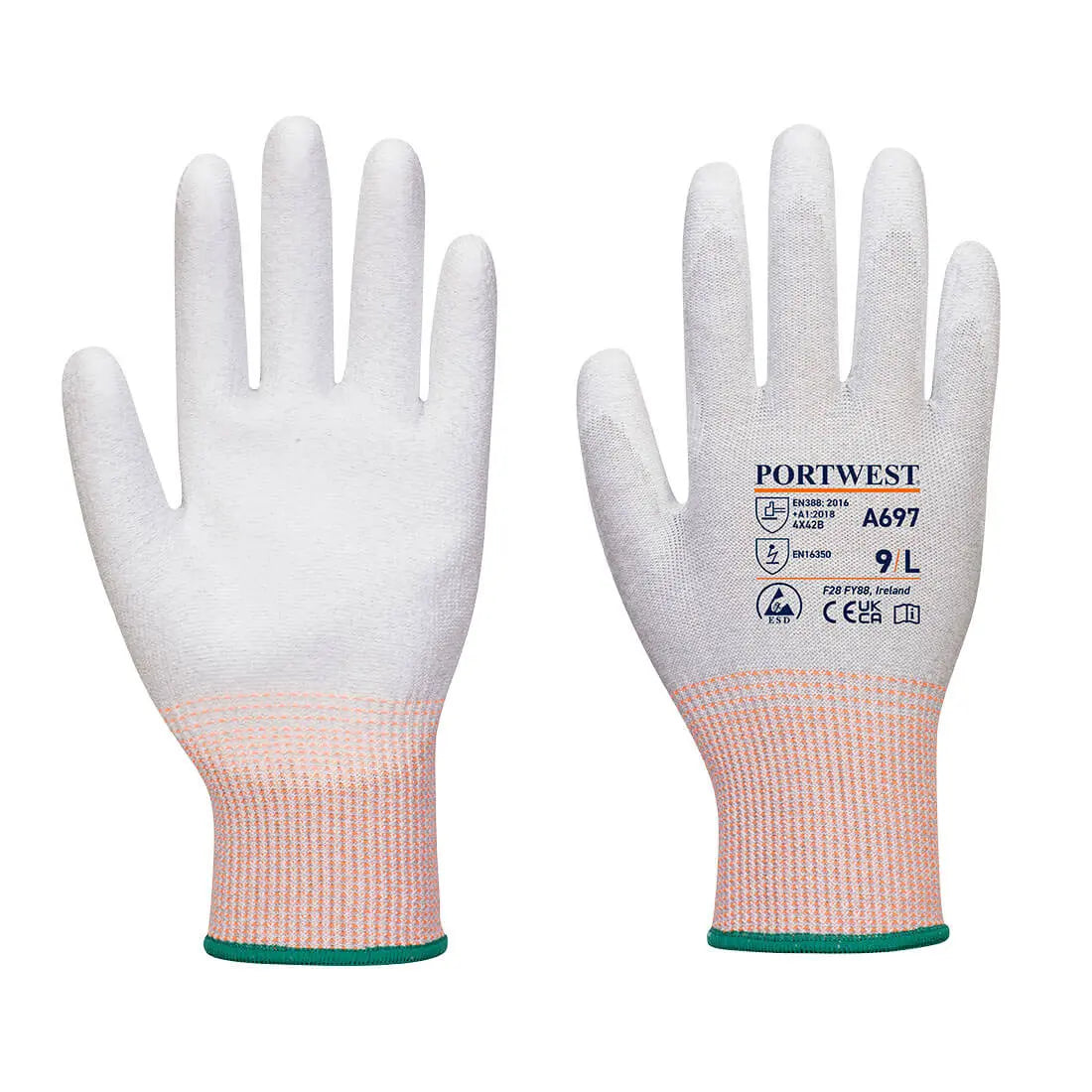 ESD Cut B13 PU Palm Glove (Pk12) - Hi-Vis Trousers