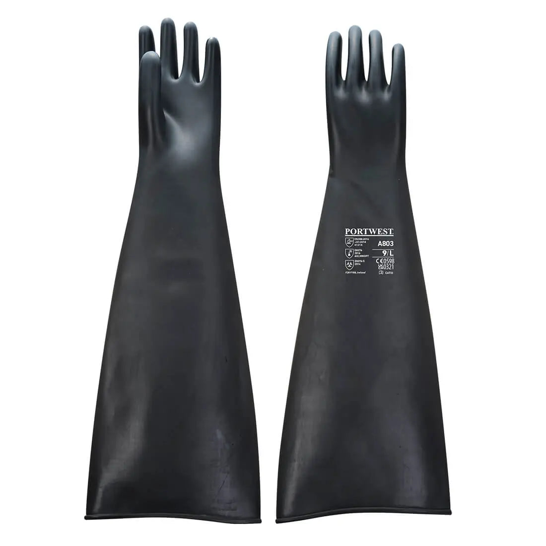 Chem 600 Latex Heavyweight Gauntlet - Hi-Vis Trousers