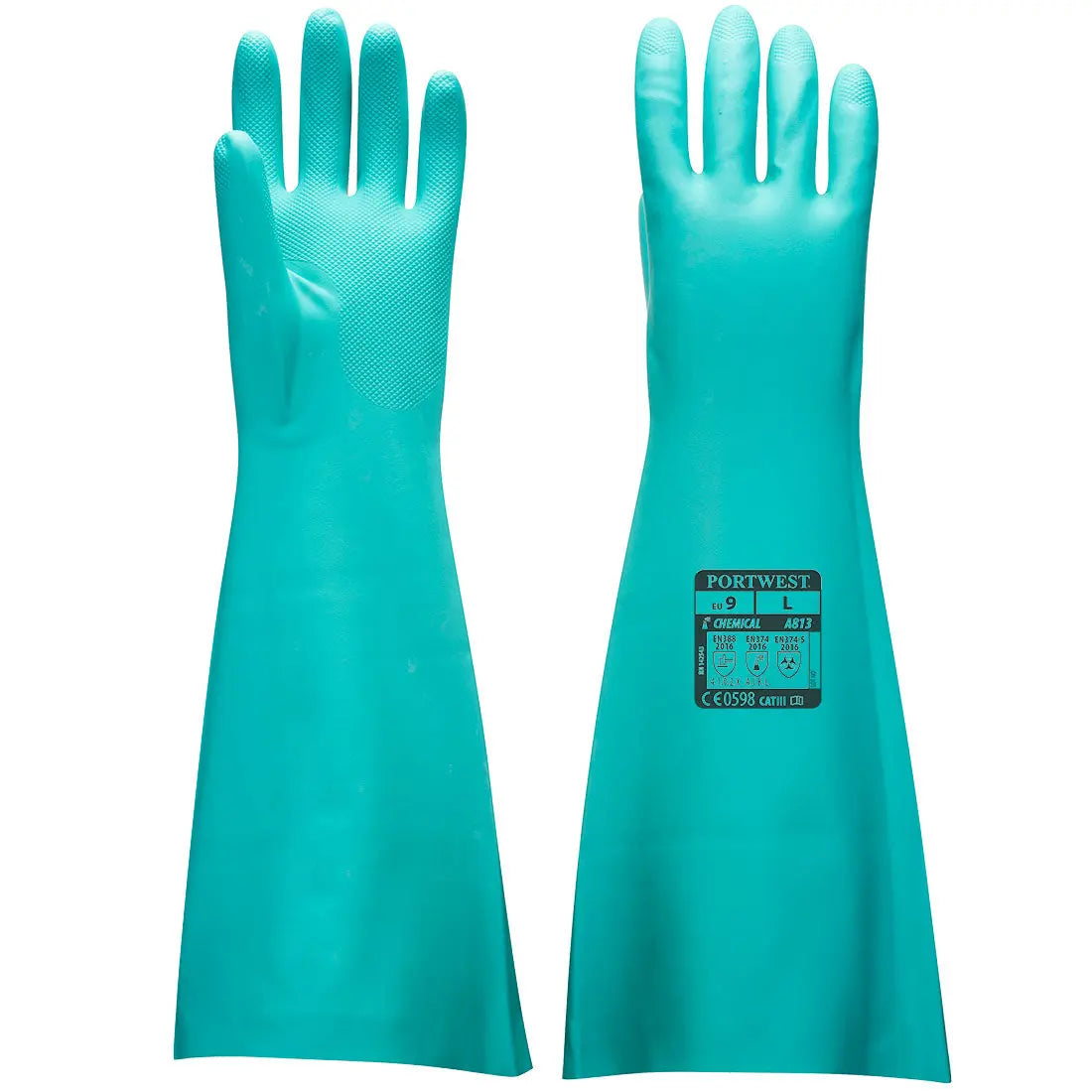 Chem 480 Nitrile Extended Gauntlet - Hi-Vis Trousers