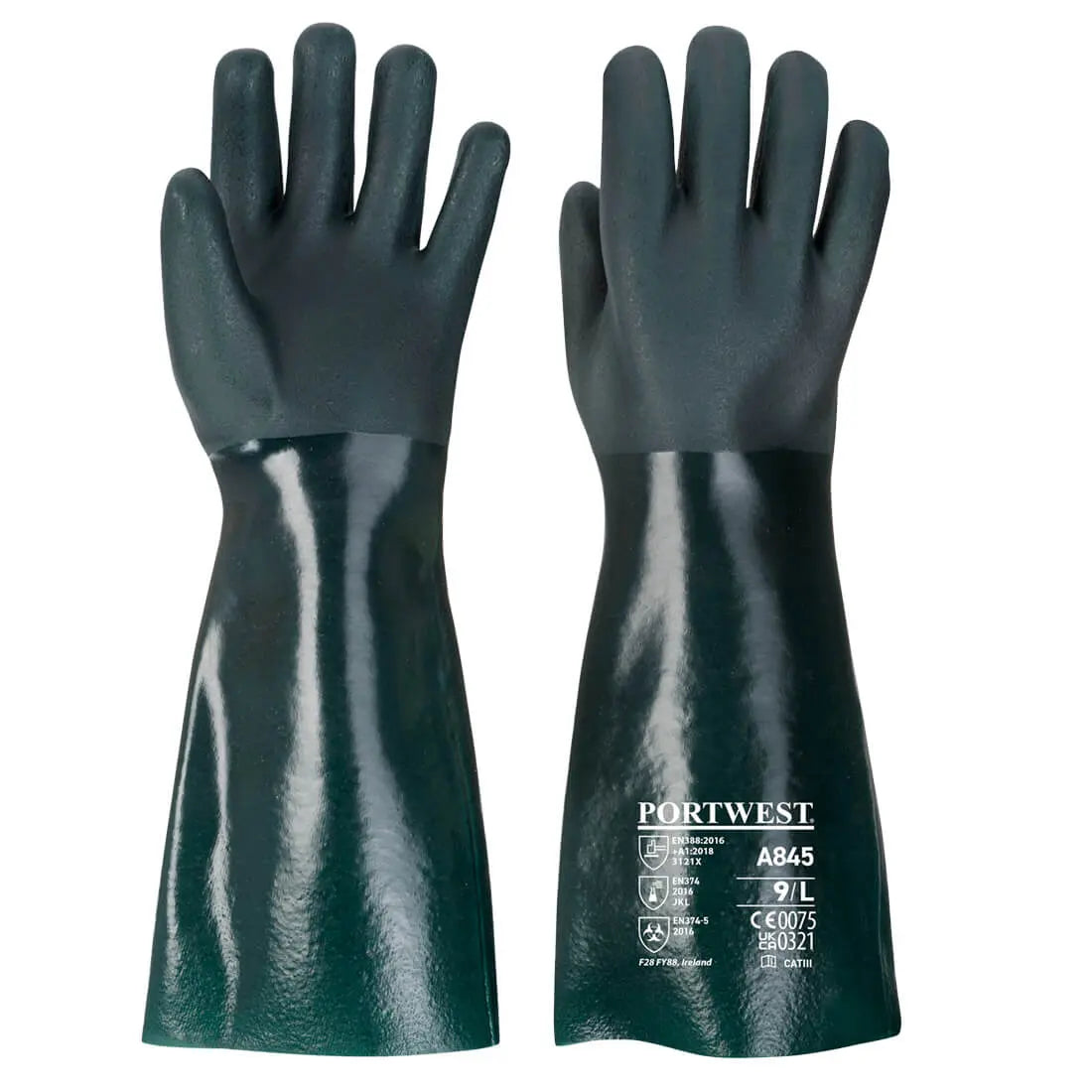 Chem 450 PVC Double Dipped Gauntlet Portwest