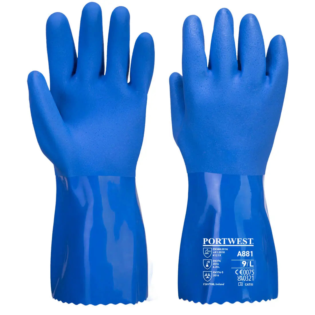 Chem 300 PVC Marine Gauntlet - Hi-Vis Trousers