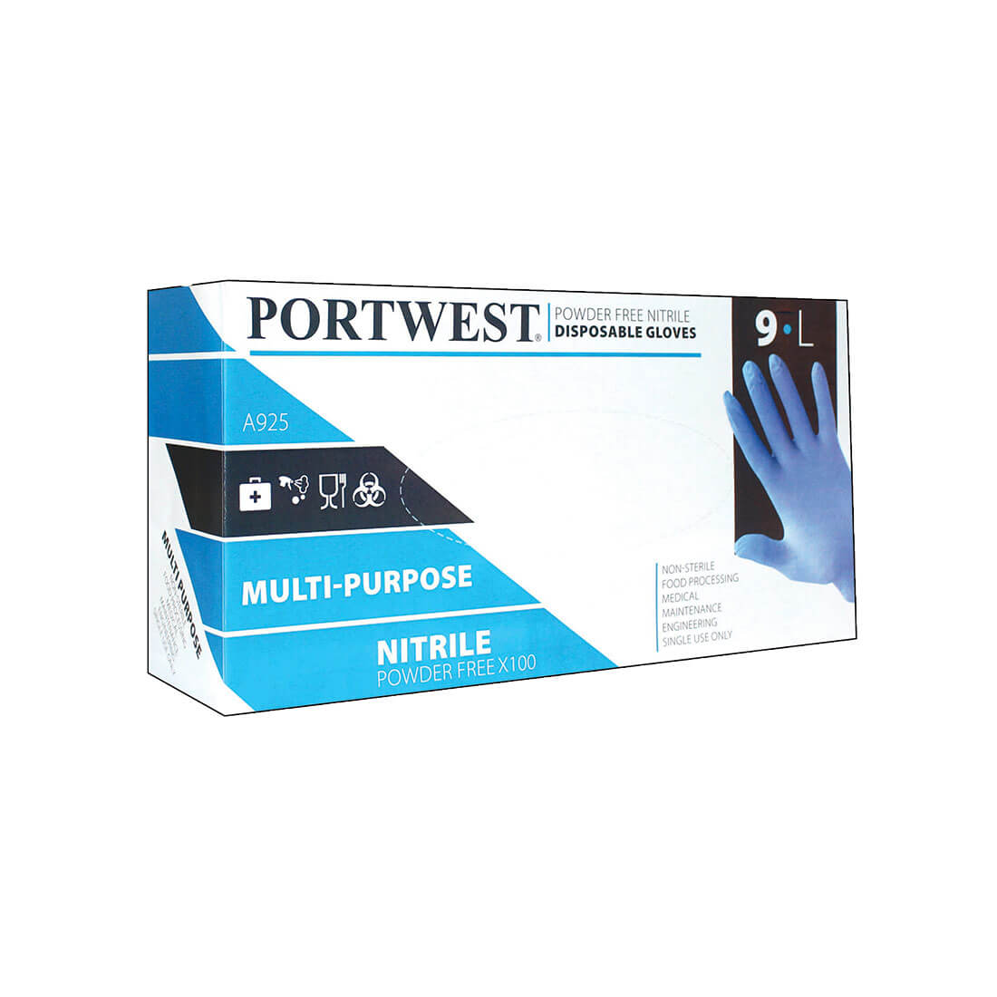 Disp 3.5 mil Nitrile Powder Free Disposable Glove (Pk100)