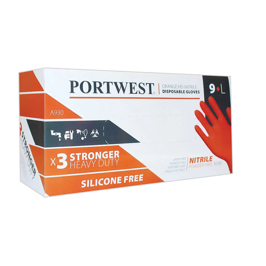 Disp 7 mil Disposable Glove (Pk100) - Hi-Vis Trousers