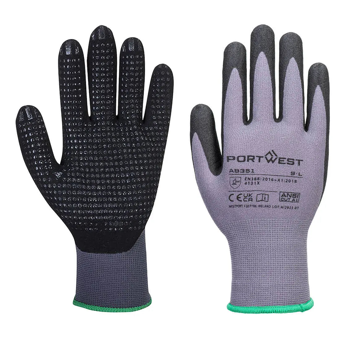 Grip 15 Nitrile Sandy Dotted Essential Multipack (Pk12) - Hi-Vis Trousers