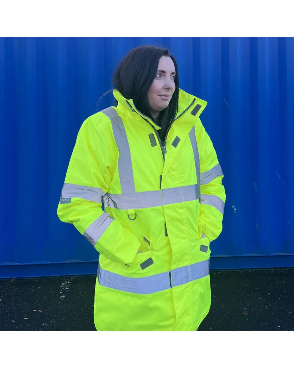 Ladies Lined Baffle Anorak Leo Workwear