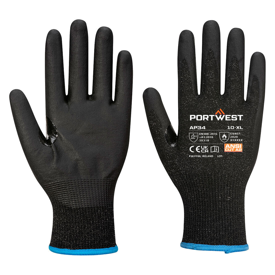 LR15 Nitrile Foam Touchscreen Glove (Pk12) Portwest
