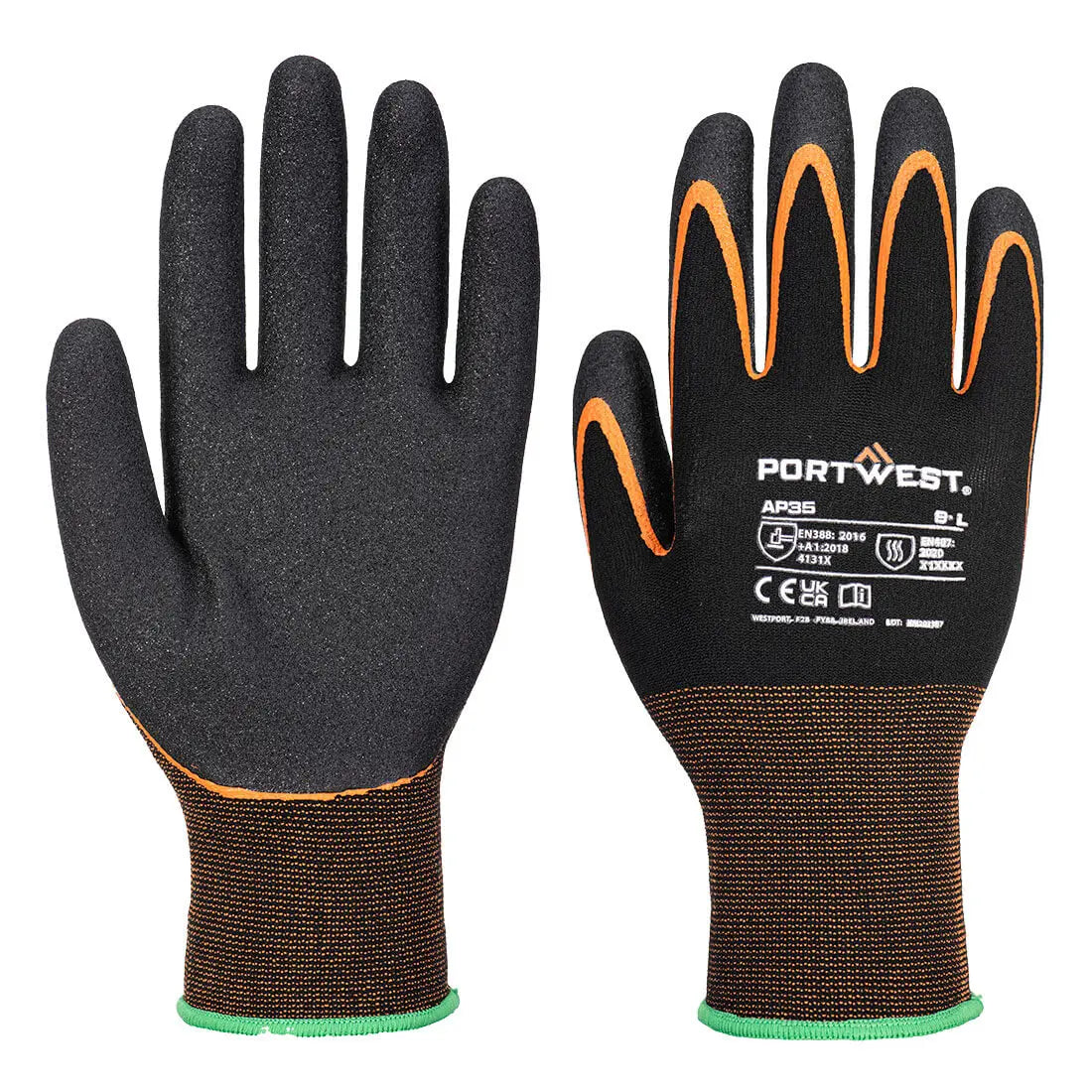 Grip 15 Nitrile Double Palm Glove (Pack of 12) - Hi-Vis Trousers