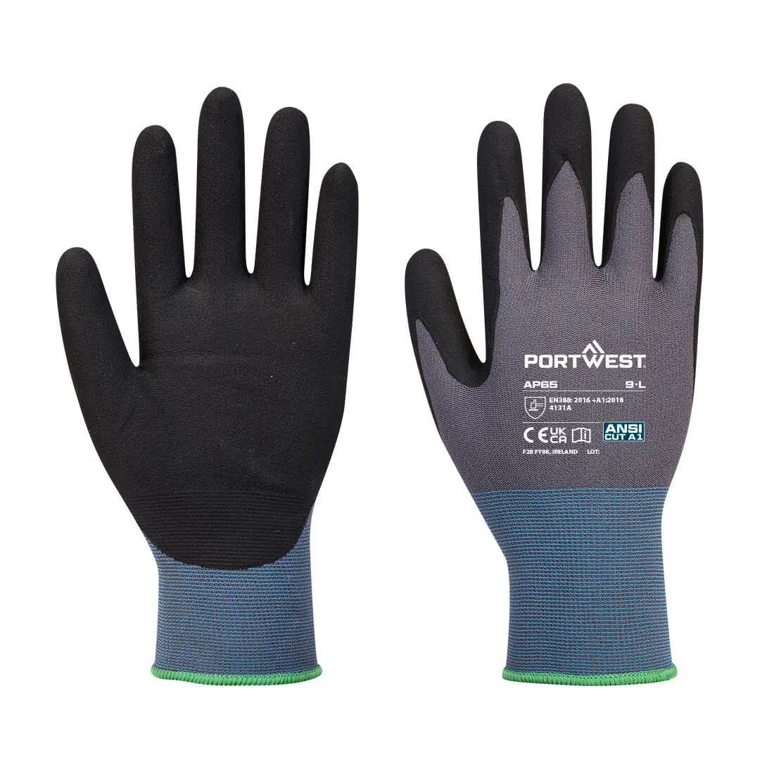 Grip 15 Nitrile Foam Texpel Glove (Pack of 12) - Hi-Vis Trousers