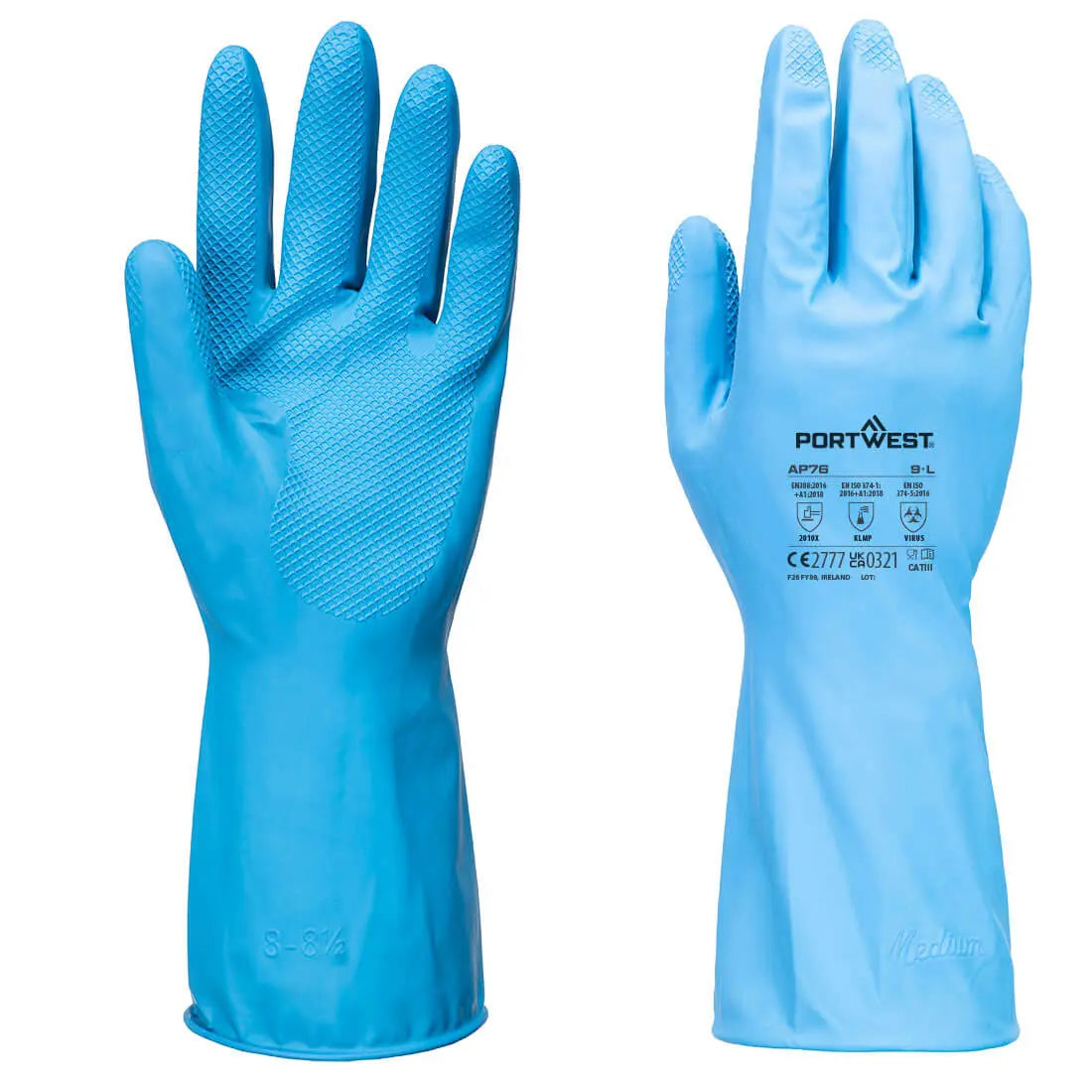 FD Chemical B Latex Light Gauntlet (Pk12) - Hi-Vis Trousers