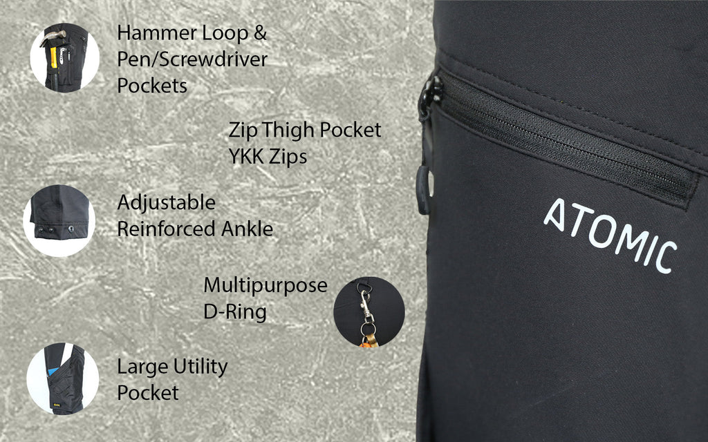 Slim Fit Stretch Work Trouser with Removable Holster Pockets