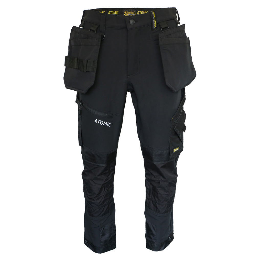 Craftsman Slim Fit Stretch Work Trouser with Removable Holster Pockets - Hi-Vis Trousers