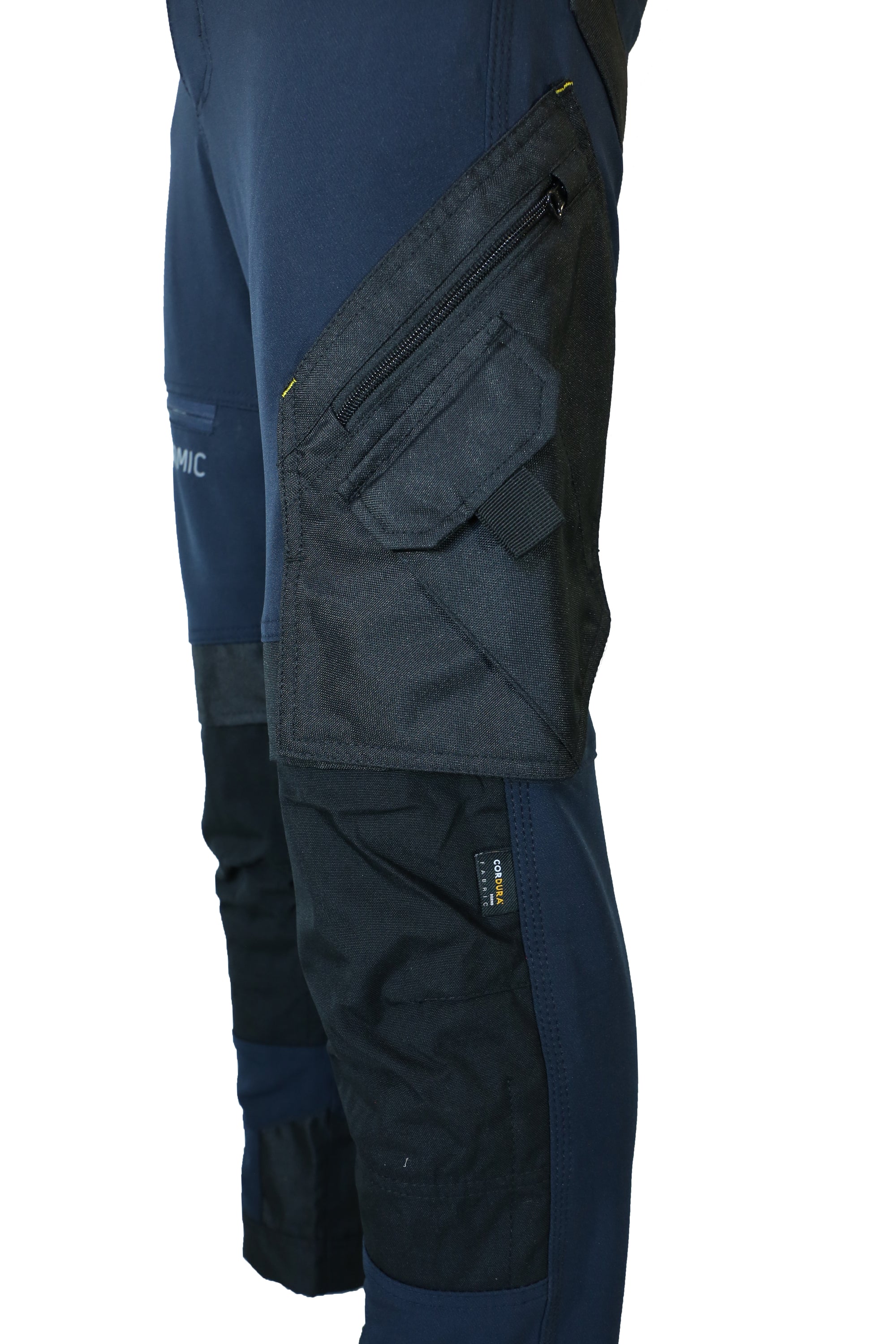 Slim Fit Stretch Work Trouser with Removable Holster Pockets - Hi-Vis Trousers