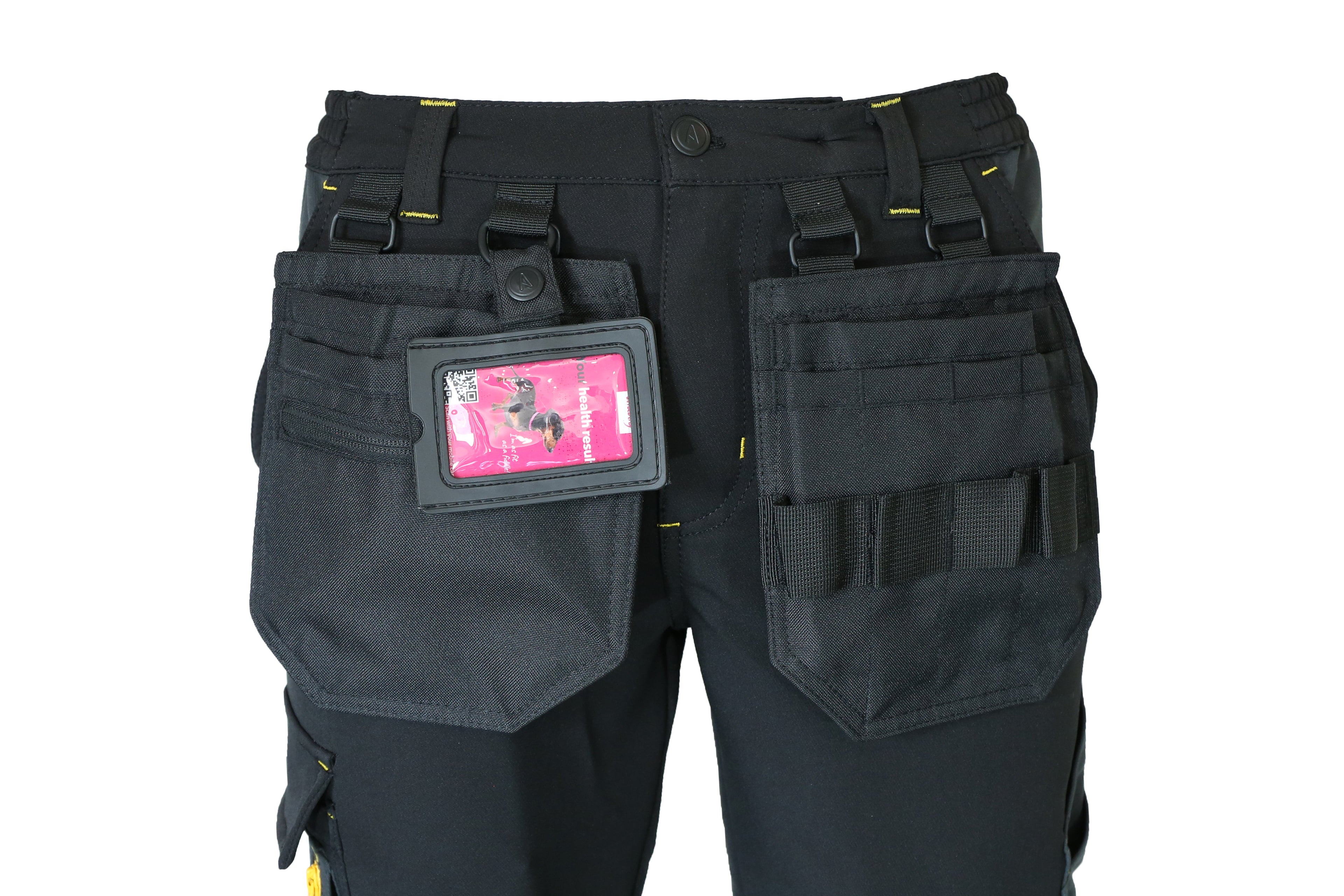 Slim Fit Stretch Lightweight Work Trouser (Optional Holster Pockets) Atomic Workwear