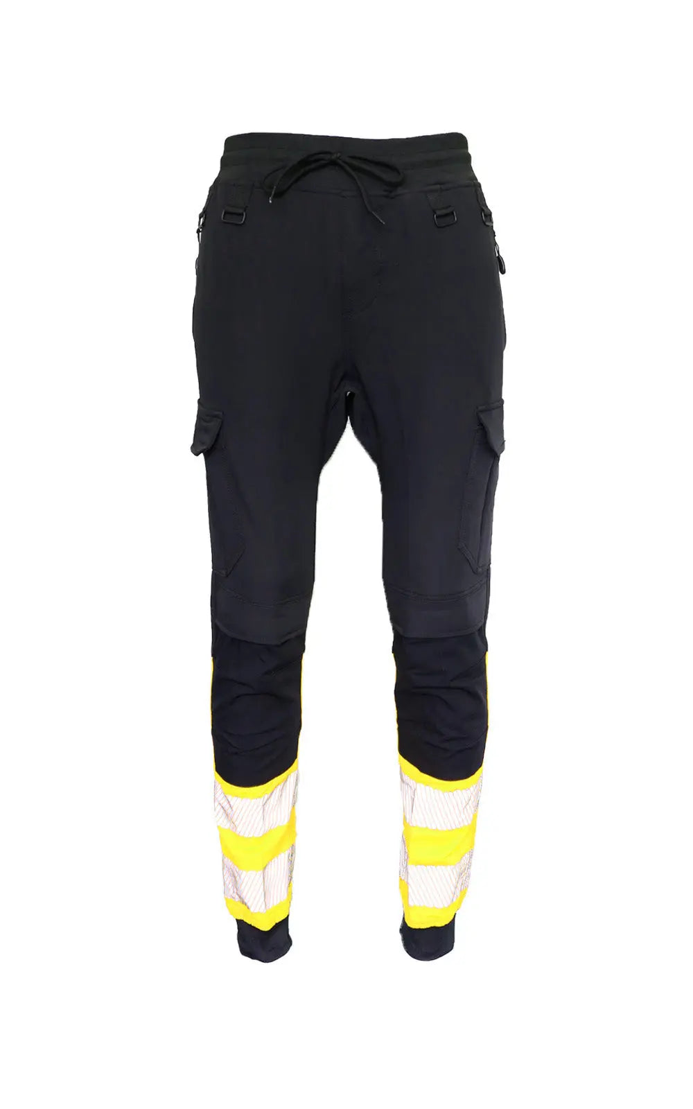 Slim Fit Stretch Hi-Vis Jogger With Knee Pad Pockets - Hi-Vis Trousers