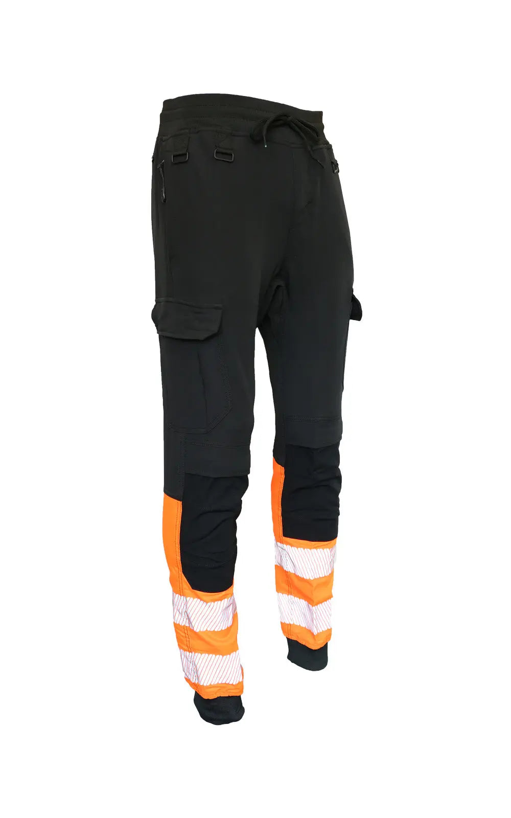 Slim Fit Stretch Hi-Vis Jogger With Knee Pad Pockets - Hi-Vis Trousers