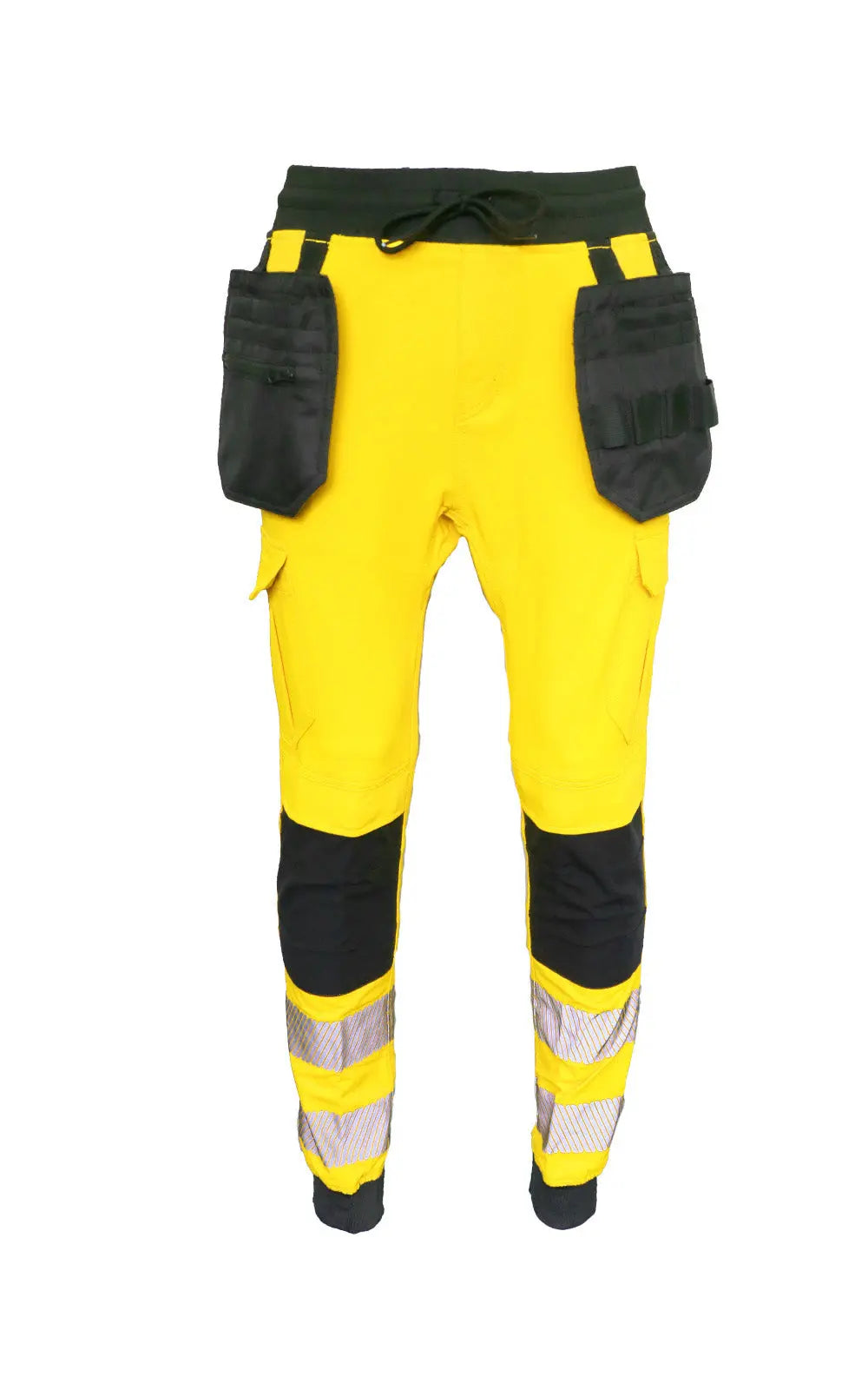 Slim Fit Stretch Hi-Vis Jogger With Knee Pad Pockets - Hi-Vis Trousers