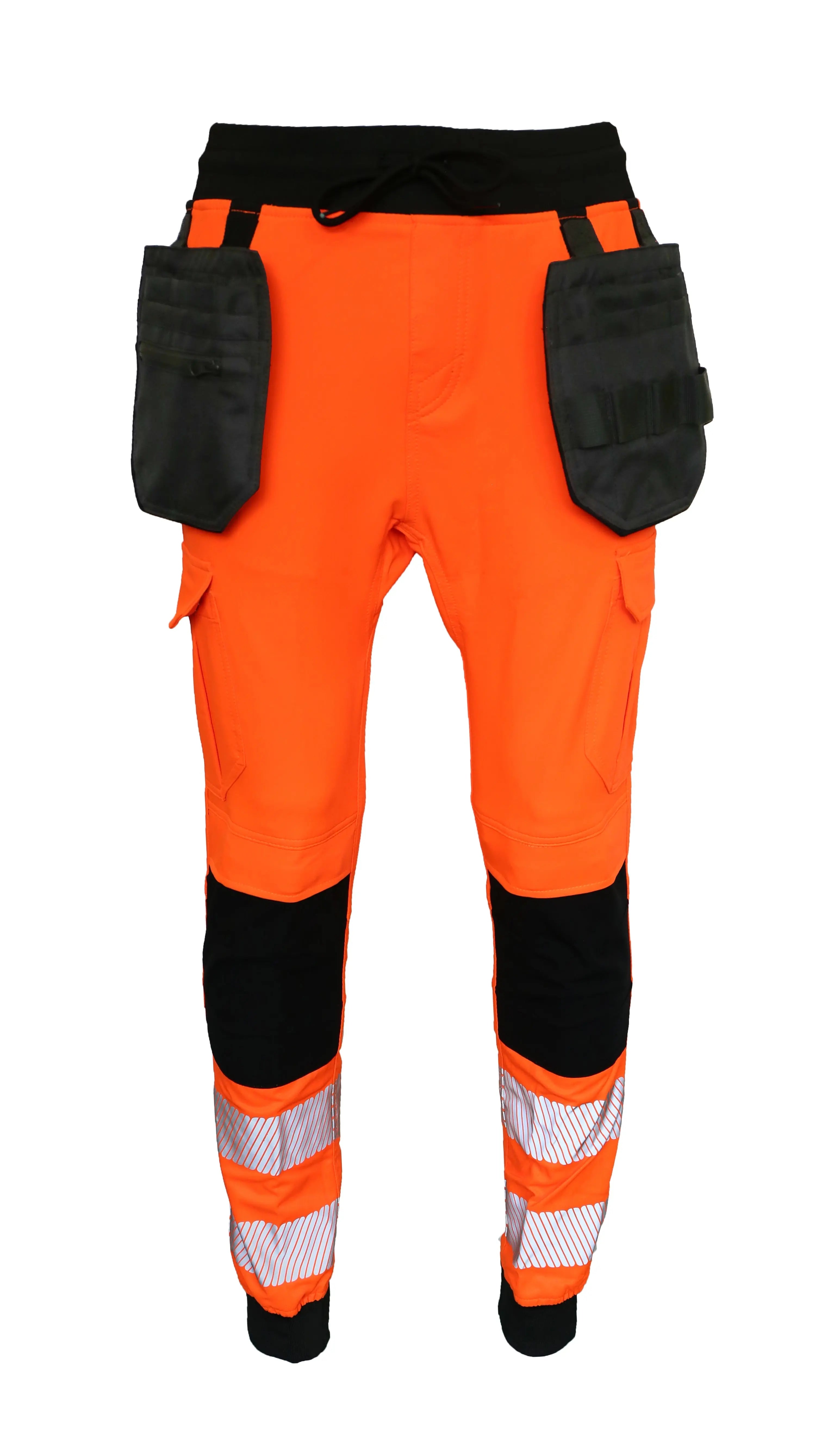 Slim Fit Stretch Hi-Vis Jogger With Knee Pad Pockets - Hi-Vis Trousers