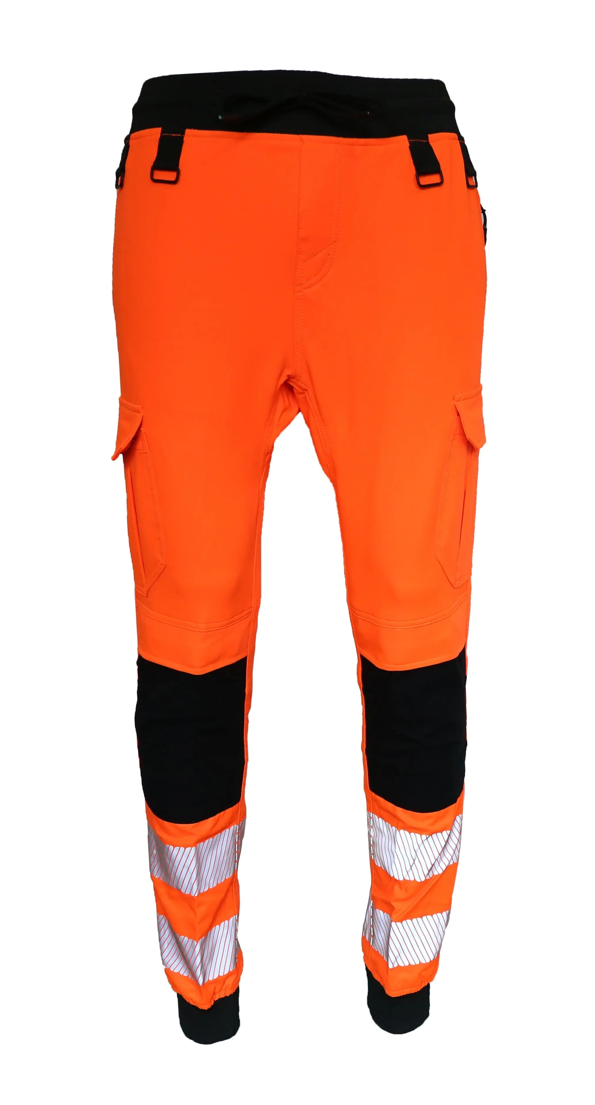 Slim Fit Stretch Hi-Vis Jogger With Knee Pad Pockets - Hi-Vis Trousers