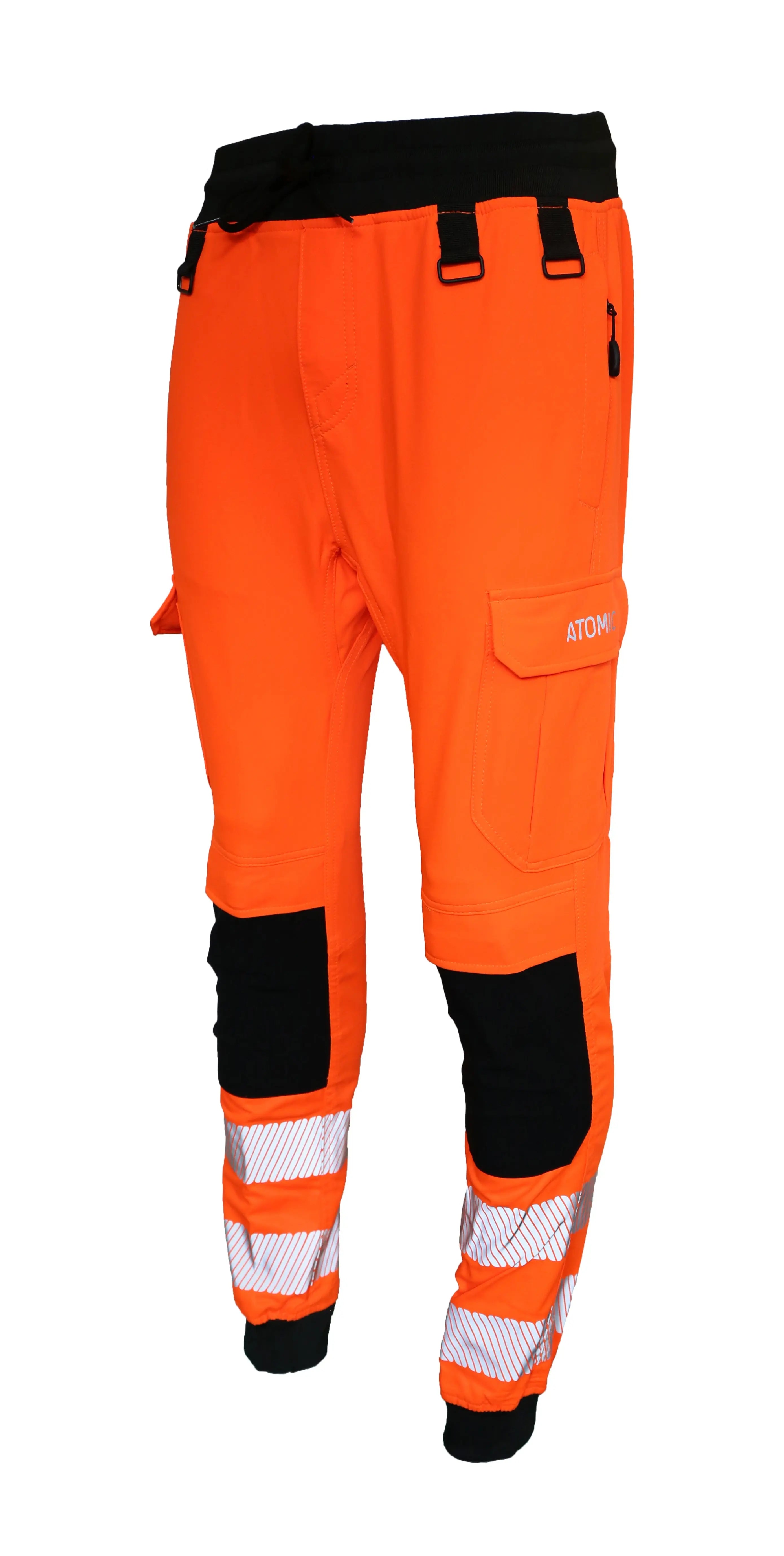 Slim Fit Stretch Hi-Vis Jogger With Knee Pad Pockets - Hi-Vis Trousers