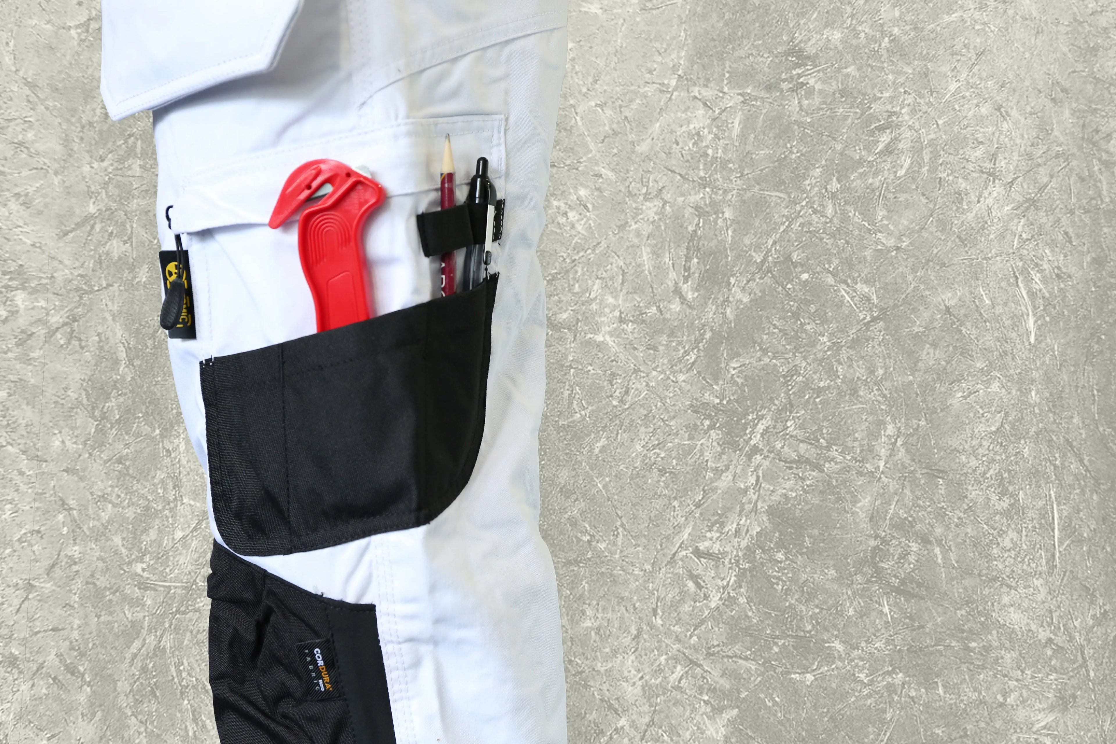 Atomic Workwear Slim Fit Stretch Painters Trouser - Hi-Vis Trousers