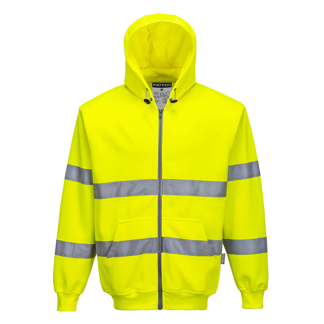 Hi-Vis Zipped Hoodie - Hi-Vis Trousers