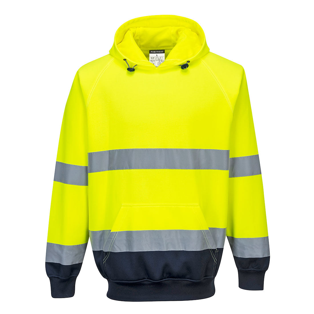 Hi-Vis Contrast Hoodie Portwest