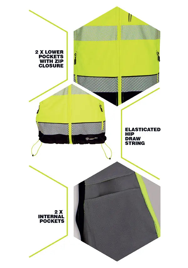 Deltic Hi-Vis Softshell Bodywarmer - Hi-Vis Trousers