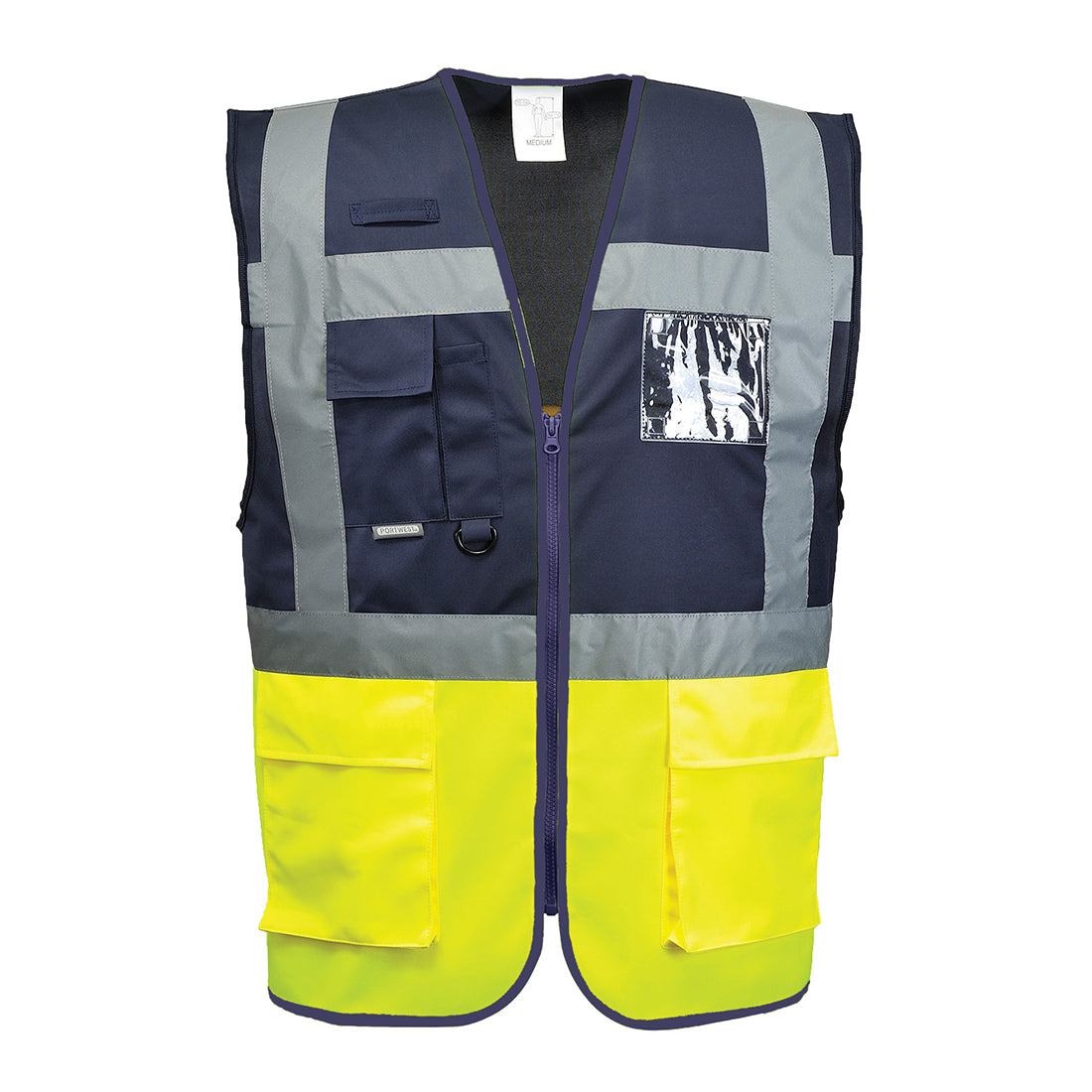 Paris Hi-Vis Contrast Executive Vest Portwest