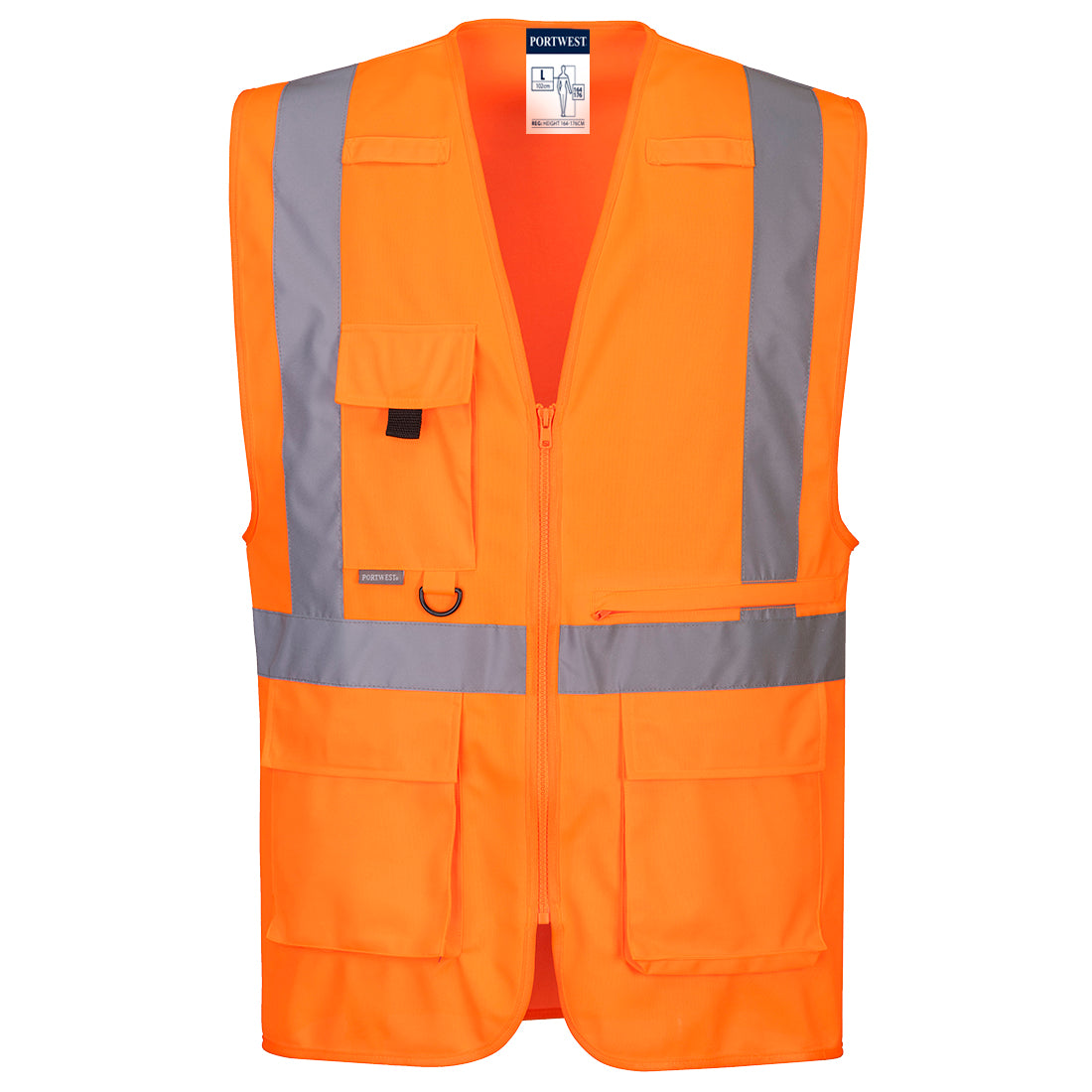 Hi-Vis Tablet Pocket Executive Vest Portwest