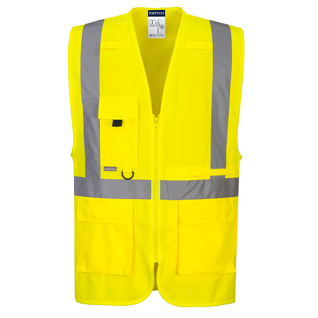 Hi-Vis Tablet Pocket Executive Vest Portwest